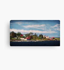 Big Tancook Island Houses Canvas Print