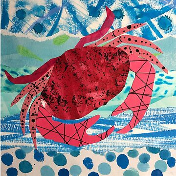 Artwork thumbnail, Collage Crab by Nancy Salus by NachoNance