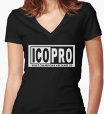 ICO PRO Women's Fitted V-Neck T-Shirt