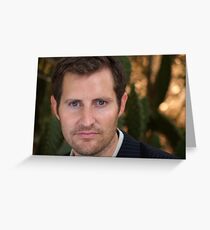 Portrait of Ryan Keating Greeting Card