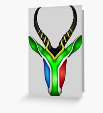 South African Springbok Greeting Card