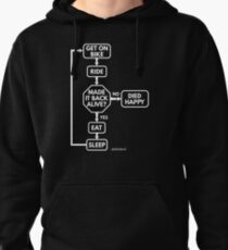Motorcycle Dirt Bike Chart Pullover Hoodie