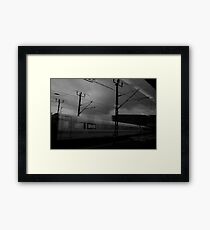 cloudy day at berlin mainstation Framed Print