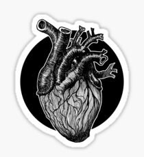Heart -Black Sticker