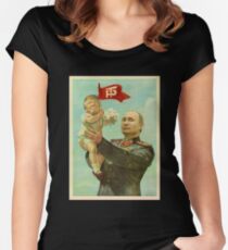 BABY TRUMP WITH PUTIN Women's Fitted Scoop T-Shirt