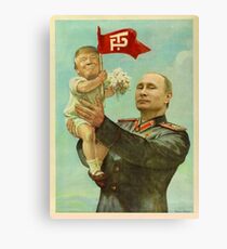 BABY TRUMP WITH PUTIN Canvas Print