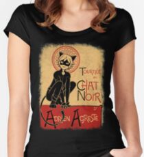 Tournee du Chat Noir Women's Fitted Scoop T-Shirt