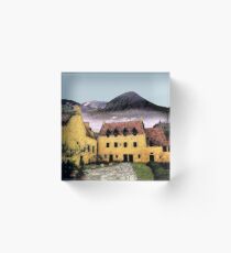 Culross Village, Scotland Acrylic Block