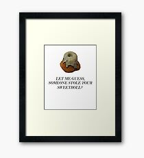Skyrim - Sweetroll Framed Print