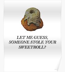 Skyrim - Sweetroll Poster