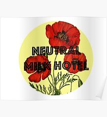 Neutrales Milchhotel Poster