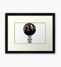Ghostface Framed Print