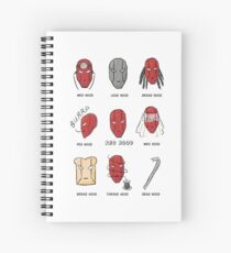 Cuaderno de espiral Red Hood Puns