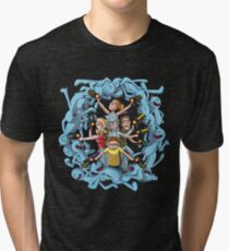 Rick and Morty: Happy Family Tri-blend T-Shirt