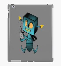Curious Robot Tee iPad Case/Skin