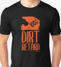 Dirt Retard Dirt Bike Orange Unisex T-Shirt