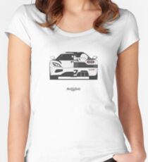 Koenigsegg Agera (front/rear) Women's Fitted Scoop T-Shirt