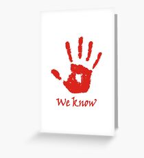 Dark Brotherhood Greeting Card