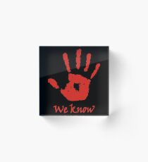 Dark Brotherhood Acrylic Block
