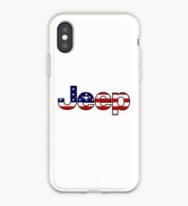 Jeep - American Flag iPhone Case