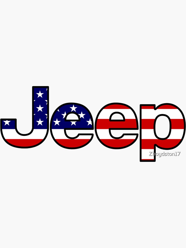 Jeep - American Flag by Zboydston17