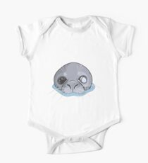 Popeye the Friday Harbor San Juan Washington Harbor Seal One Piece - Short Sleeve
