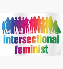 Intersektionelle Feministin Poster