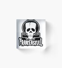 FrankenSkull Ohm Logo Small Acrylic Block