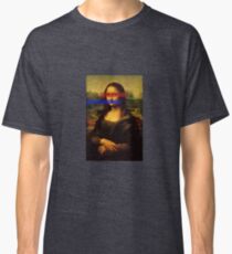 Mona Lisa Red Blue Classic T-Shirt