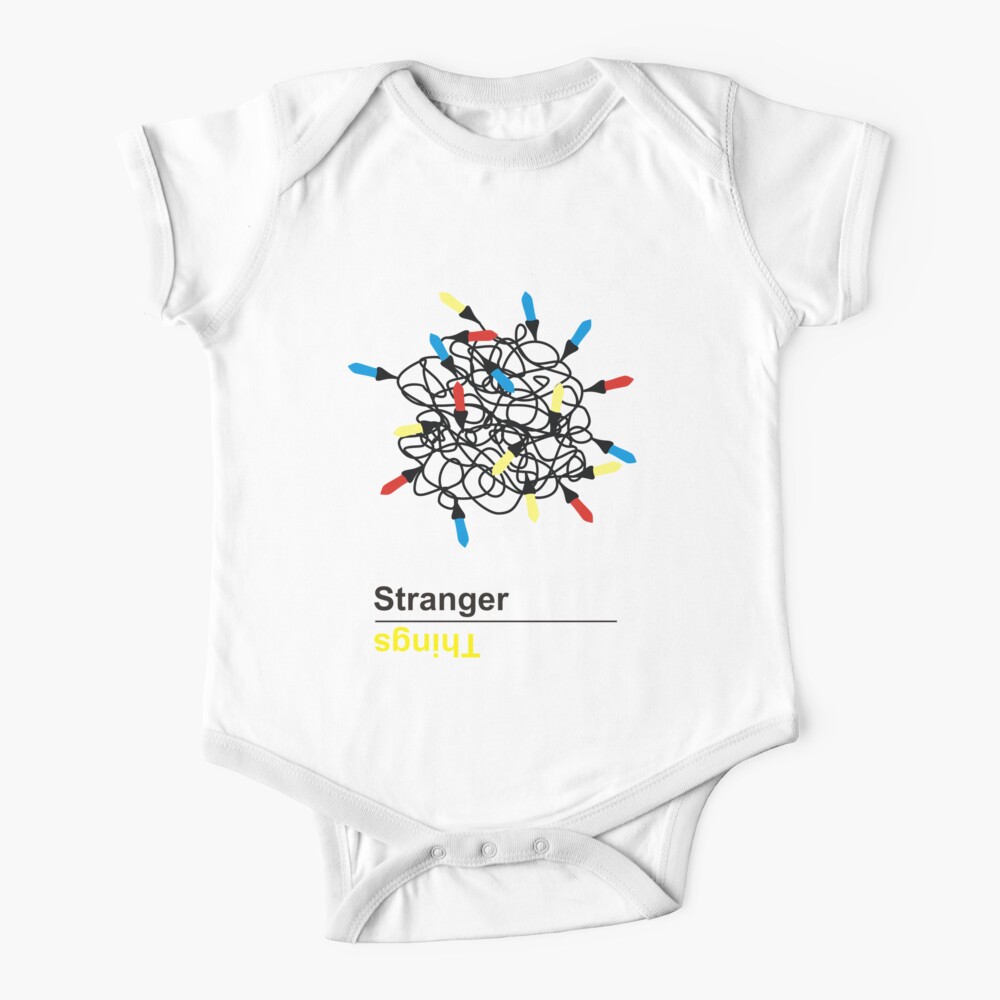 Stranger Things Baby One Piece By Rainforce Redbubble