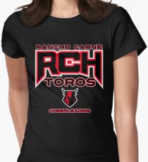 Rancho Carne Toros Cheerleading Women's Fitted T-Shirt