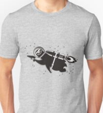 Outer space sloth rocket ray gun Unisex T-Shirt