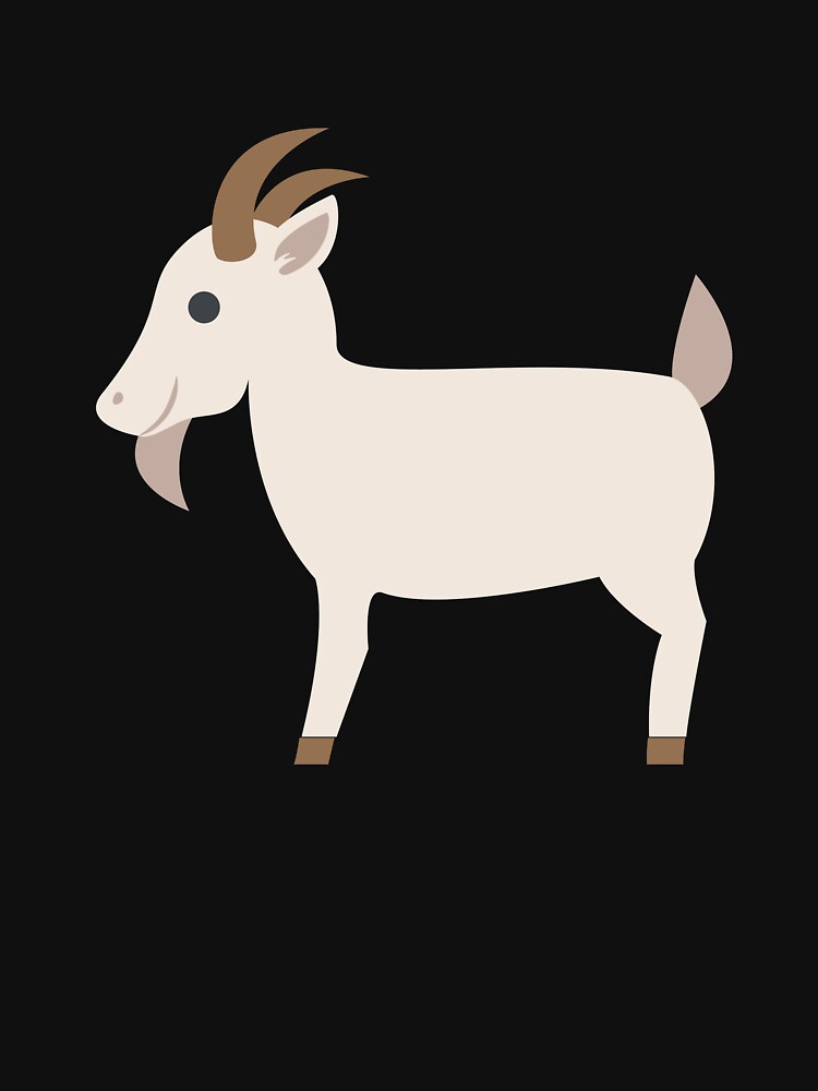 "Emoji Smiling Goat , Goat Whisperer" Unisex TShirt by roarr Redbubble