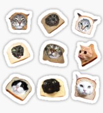 Bread Kitties Sticker