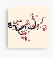 Kodama on a cherry tree Canvas Print