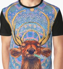 Trippy deer Graphic T-Shirt