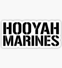 United States Marine Corps, Hooyah Marines Sticker