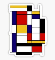 Mondrian Sticker