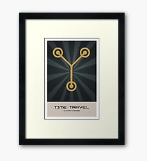 Retro Back To The Future Framed Print