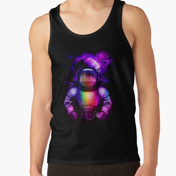 Dark Rock Guitar Music Notes Treble Clef Royal Lion Mens Tank Top