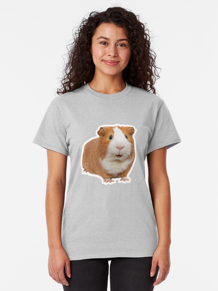 Alternate view of red guinea pig Classic T-Shirt