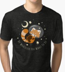 Red Panda Dreams Tri-blend T-Shirt