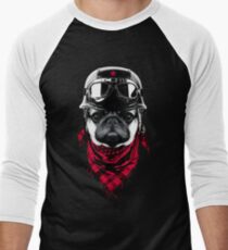 Adventurer Pug Men's Baseball ¾ T-Shirt