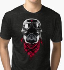 Adventurer Pug Tri-blend T-Shirt