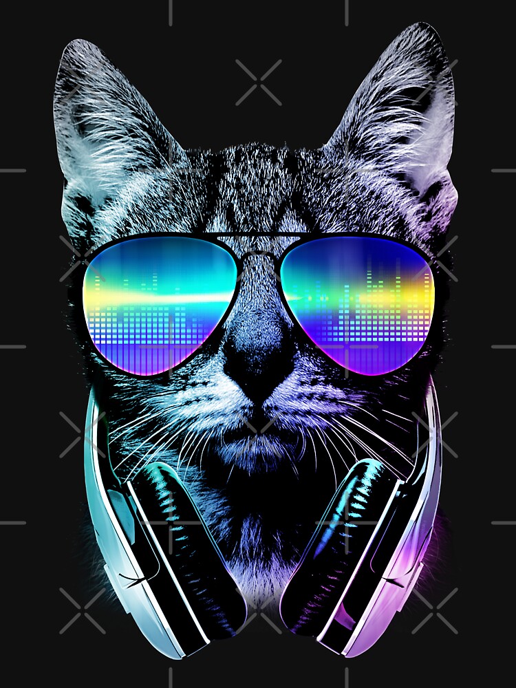 Music Lover Cat by clingcling
