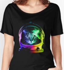 Astronaut Katze Baggyfit T-Shirt