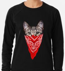 Gangster Cat Lightweight Sweatshirt