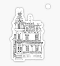 Victorian House Sticker