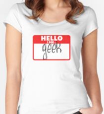 Geek Women's Fitted Scoop T-Shirt