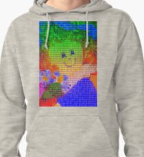 Doll in a blue hat Pullover Hoodie